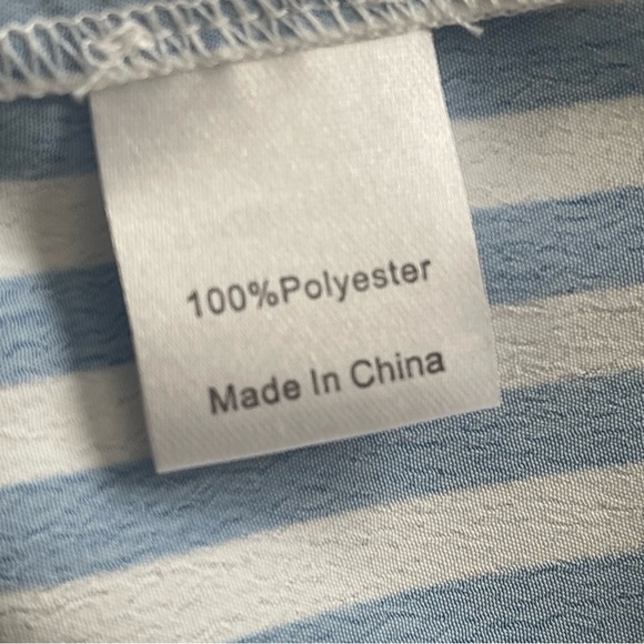 Tuckernuck Hayes Blue and White Striped Shirt Dress - Picture 10 of 11